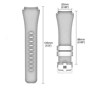 Grooved Silicone Active Band for Samsung Galaxy Watch