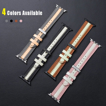 Luminous Leather Apple Watch Strap