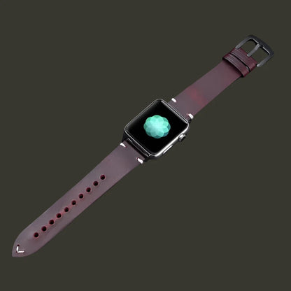 Rustic Leather Apple Watch Band