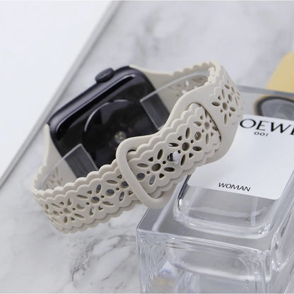 Lace Silicone Apple Watch Band