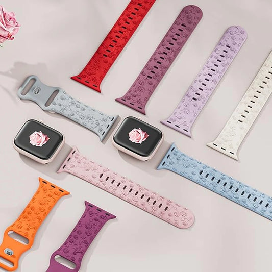 3D Floral Apple Watch Band