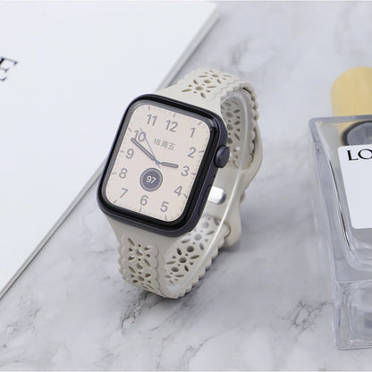 Lace Silicone Apple Watch Band