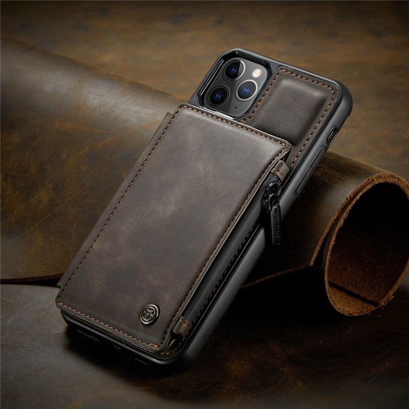 Leather IPhone Wallet Case